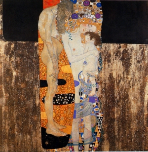 G.Klimt Le tre et&agrave; della donna